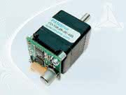 Antriebstechnik: Schrittmotor mit  Elektronik und Encoder