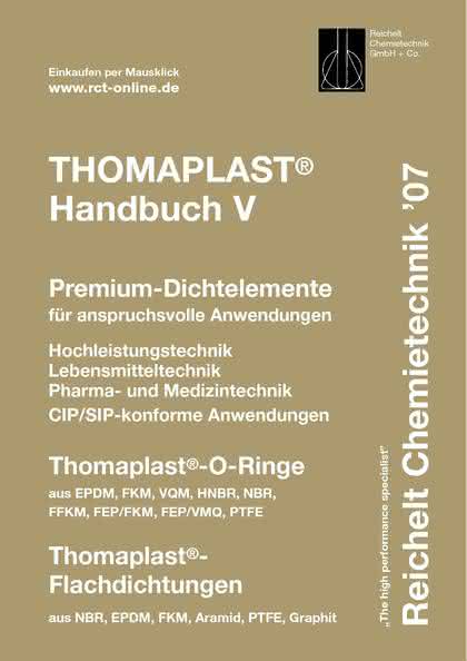 Handbuch THOMAPLAST-V: Premium-Dichtelemente für anspruchsvolle Anwendungen