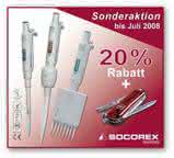 Produkt-News: Sonderaktion für Socorex Mikropipetten Produkt-News: Sonderaktion für Socorex Mikropipetten