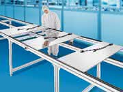 Fördertechnik: Photovoltaikmodule sicher befördert