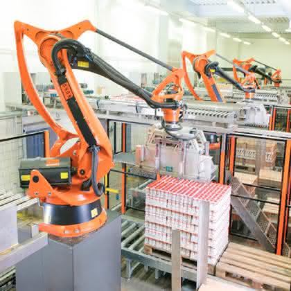 MRK + Cobots: Automatisieren kommt vor dem Palettieren MRK + Cobots: Automatisieren kommt vor dem Palettieren