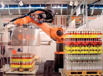 MRK + Cobots: Automatisieren kommt vor dem  Palettieren 