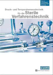 Broschüre "Sterile Verfahrenstechnik": Neue WIKA-Broschüre