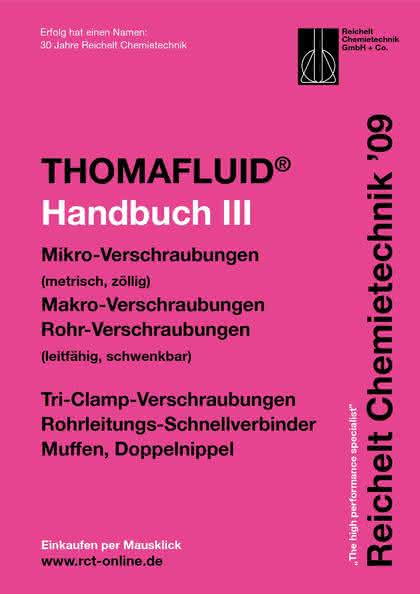 Handbuch THOMAFLUID-III: Schlauch- und Rohrverbinder