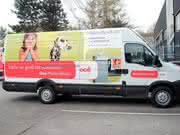 Wirtschaft + Unternehmen: Großformat-Roadshow mit Océ Plotter-Mobil