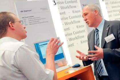 Wirtschaft + Unternehmen: Zufriedene Gesichter in Köln