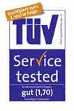 Wirtschaft + Unternehmen: Ganter: TÜV-Siegel für Service Wirtschaft + Unternehmen: Ganter: TÜV-Siegel für Service