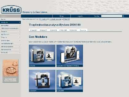 Labortechnik: KRÜSS-Webseite in neuem Kleide