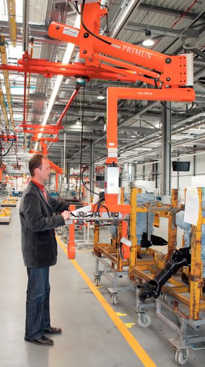 Handhabungstechnik: Handling orange