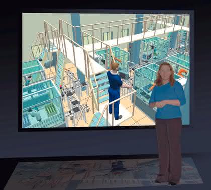 Wirtschaft + Unternehmen: Visuelles Erlebnis mit der Mini-VR-Wall