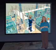 Wirtschaft + Unternehmen: Visuelles Erlebnis mit der Mini-VR-Wall