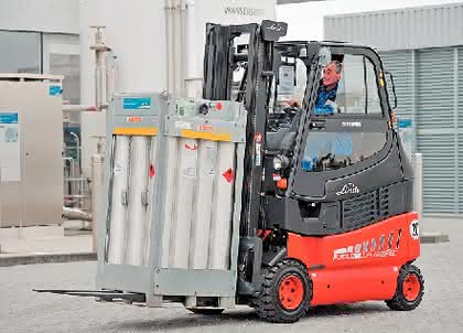 Fördertechnik: Stapelt mit Wasserstoff
