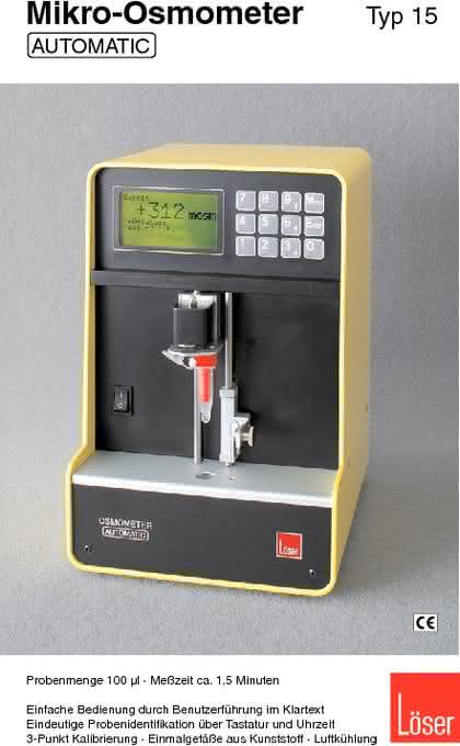 Kataloge: Mikro Osmometer und Kryometer