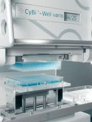Liquid-Handling-Plattform CyBi-Well vario: Mit flexibler Nanoliter-Fluidik