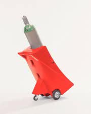 Gasflaschenwagen: Gasflaschenwagen aus Polyethylen