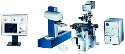 Mikroskop-basierte Imaging-Plattform scan^R: High-Content-Screening-Station