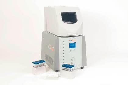 Labormühle Geno/Grinder 2010: Probenhomogenisierung  in der Pestizidanalytik