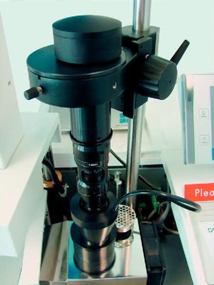 Analyseninstrumente: Messkurve + Bildinfo simultan Analyseninstrumente: Messkurve + Bildinfo simultan
