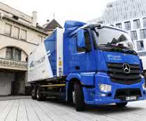 Transporter + Pritschenwagen: Emissionsfrei im Schwabeländle: eActros im Test