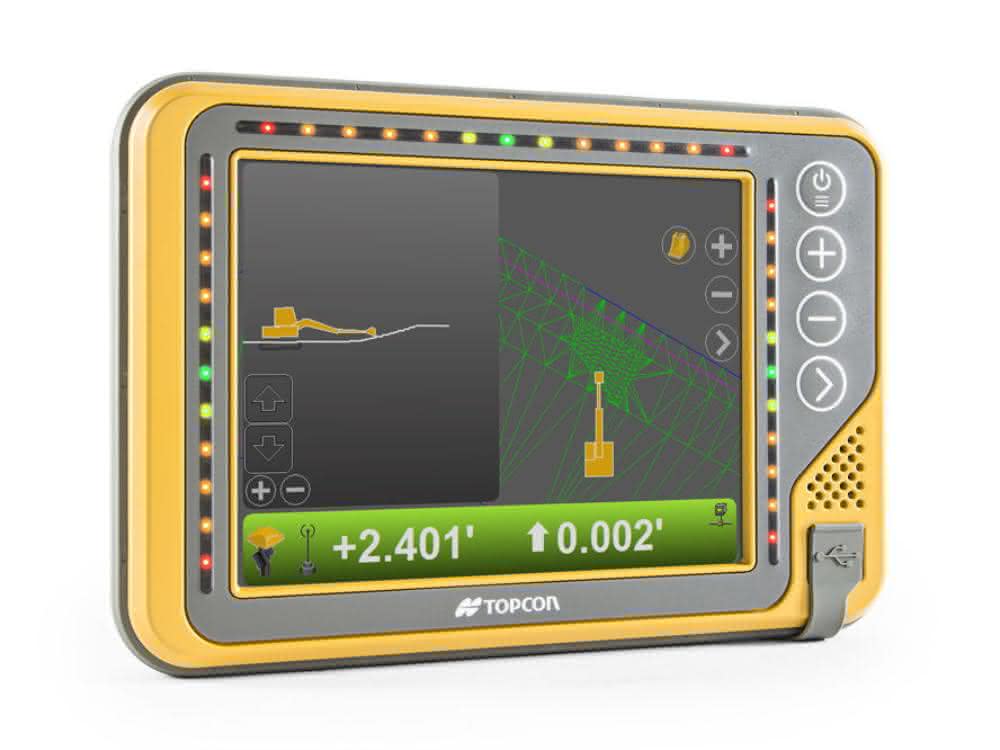 der Topcon Baggersteuerung X-53x