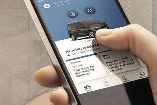 Bau-Lkw: FordPass Connect App: Flottenmanagement aus der Ferne FordPass Connect App