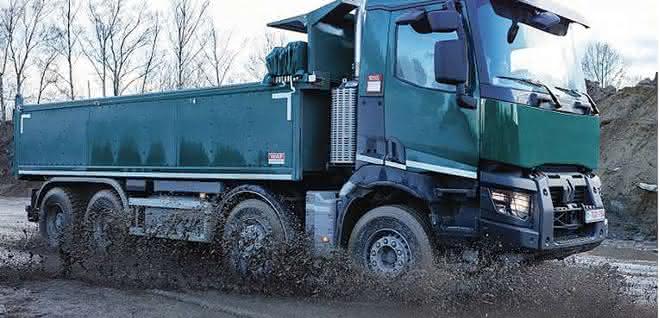 Bau-Lkw: Optitrack-System von Renault Trucks mit neuen Funktionen Renault Trucks