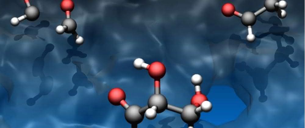 Grafik zu den Reaktanden Hydroxymethylen und Formaldehyd