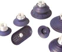 FIPA flat, bellows and oval suction cups made of highly wear-resistant, LABS- and silicone-free NBR