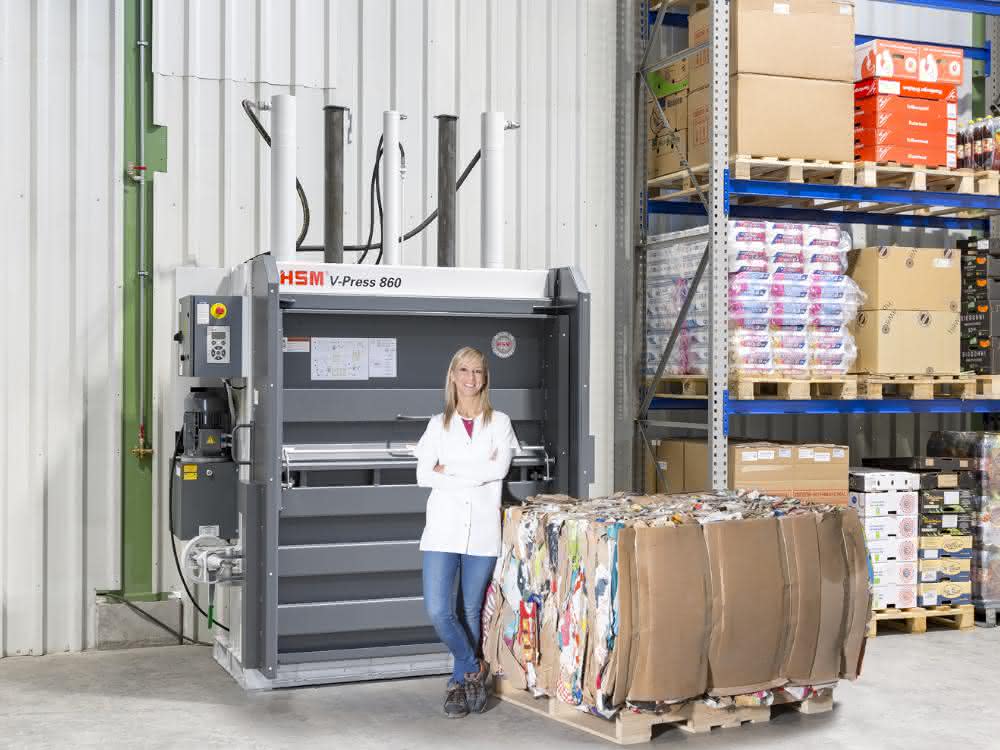 HSM-Vertikalballenpresse
