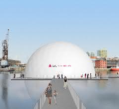 The pavilion at the Supernova.