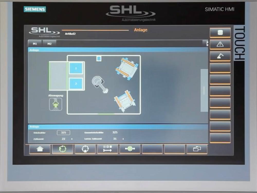 SHL user interface