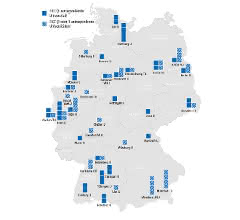 Karte Förderung der neuen Exzellenzcluster ab 1. Januar 2019