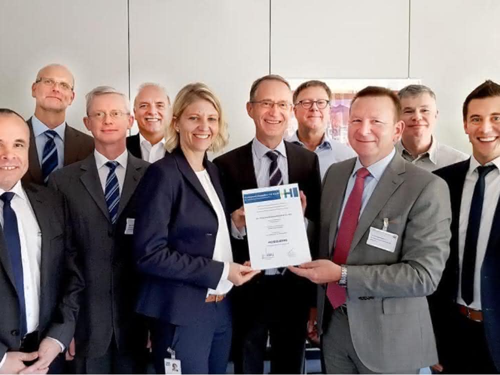 Faulhaber receives award from Heidelberger Druckmaschinen