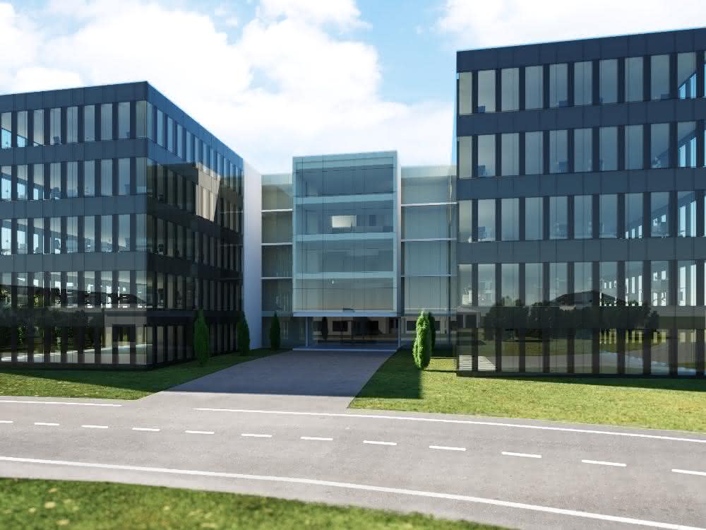 The new company building in Giebelstadt