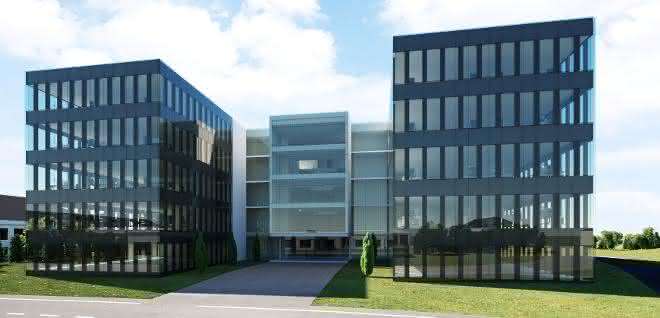 The new company building in Giebelstadt