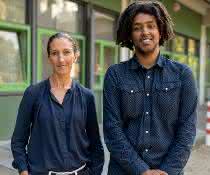 Bochumer Forschungsteam: Enrica Bordignon und Tufa Assafa.