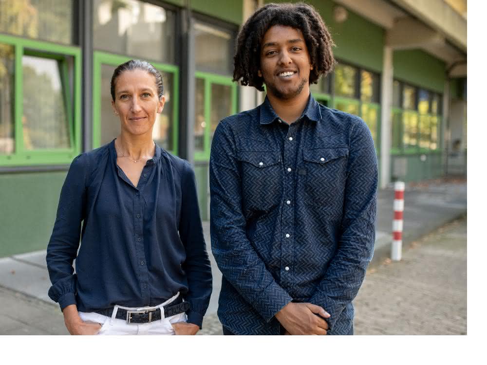 Bochumer Forschungsteam: Enrica Bordignon und Tufa Assafa.