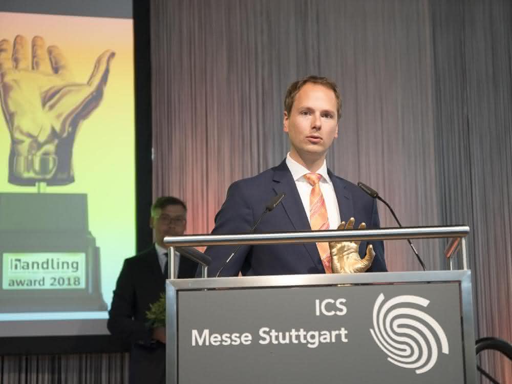 handling award Matthias Lapp handling award Matthias Lapp