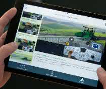 App für die Bedienung von Straßenfertigern