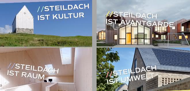 Initiative „Dachkult“ wirbt fürs Steildach