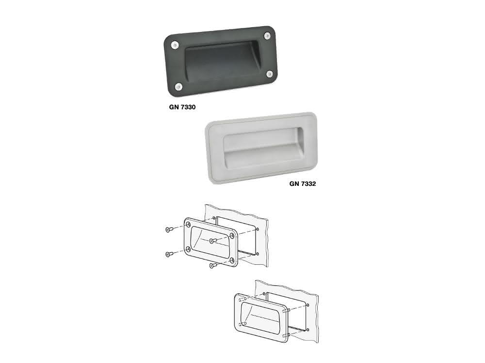 Handle shells GN 7330 and GN 7332