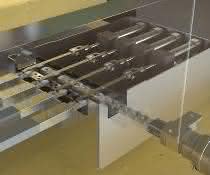 Multi-conveyor sliding units