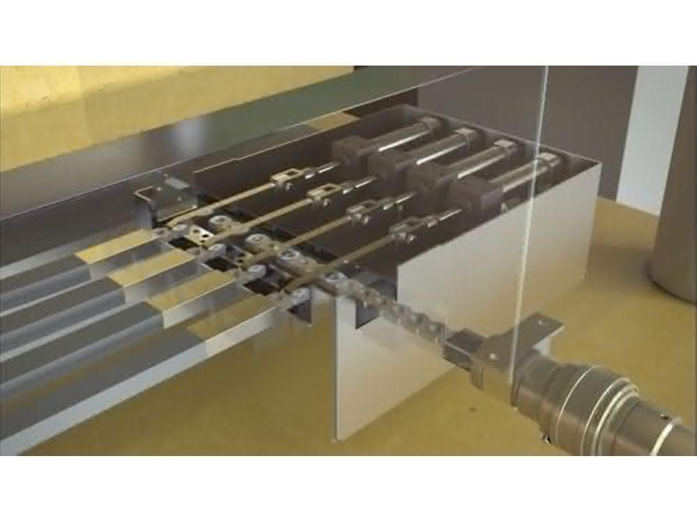 Multi-conveyor sliding units