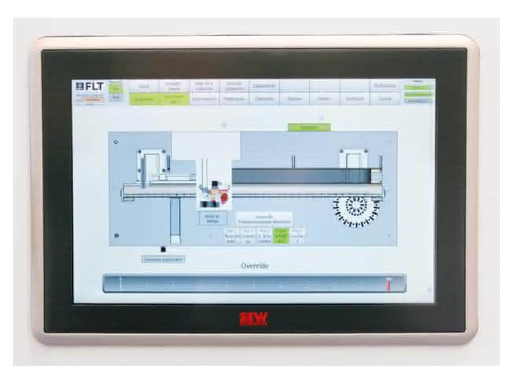 Control panel of the DOP11C series