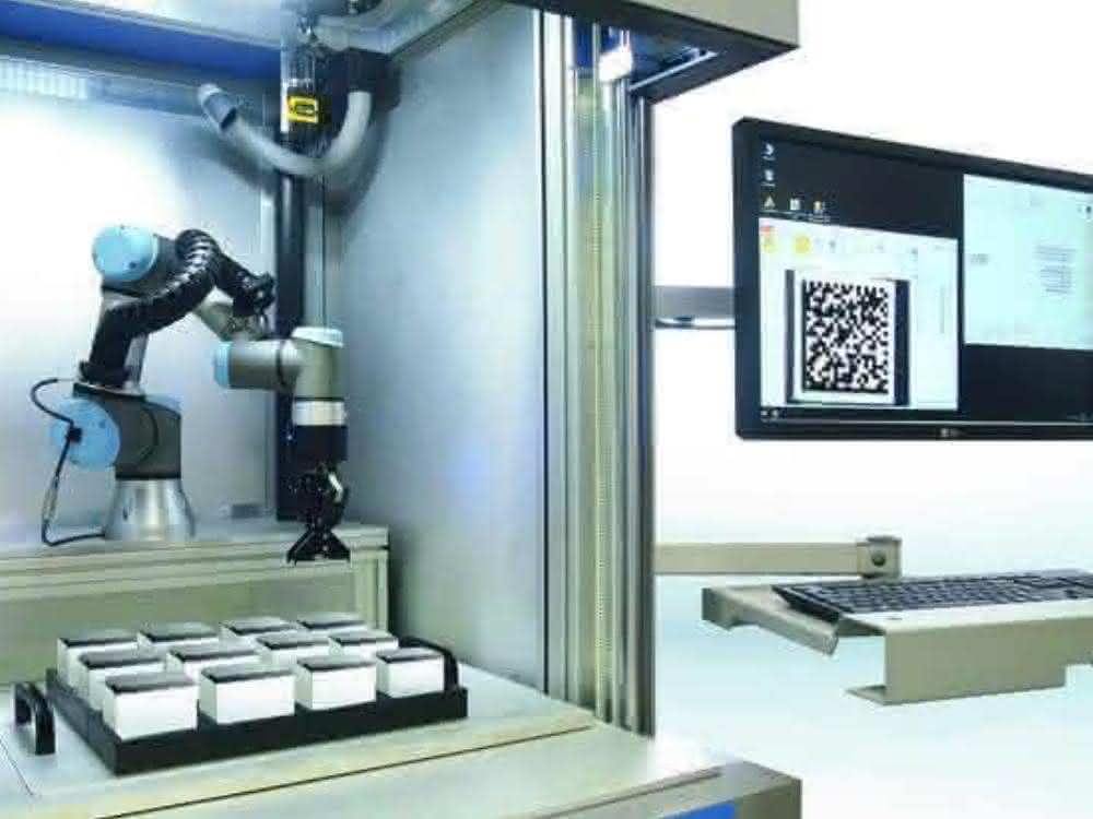 Robot-assisted laser marking system