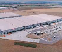Das nahe am Flughafen Leipzig-Halle gelegene und 43.000 m2 große Bobcat Aftermarket Service Center