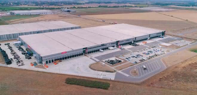 Das nahe am Flughafen Leipzig-Halle gelegene und 43.000 m2 große Bobcat Aftermarket Service Center