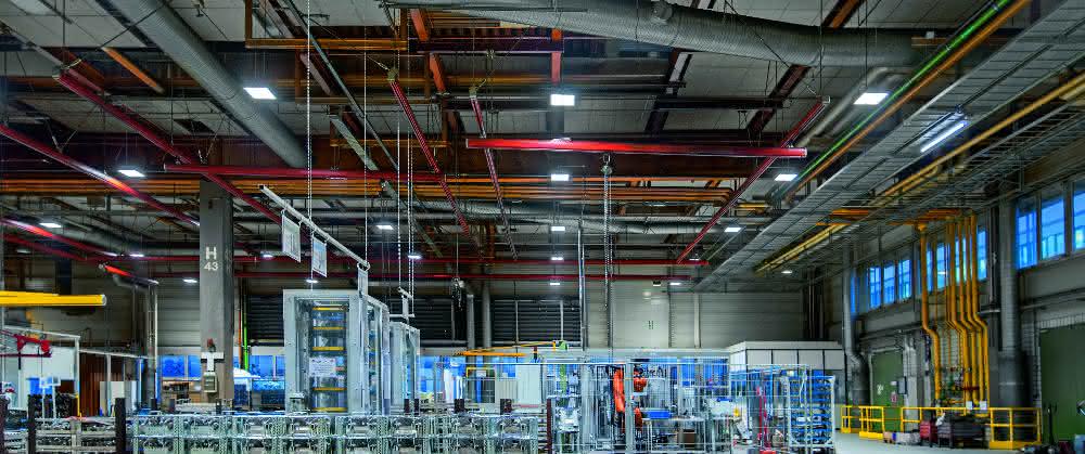 Optimale Lichtverhältnisse 1.000 wartungsfreie Acaneo-Leuchten