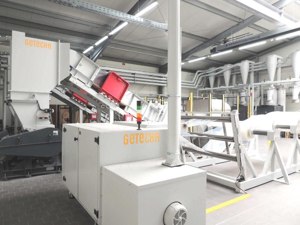 Getecha Pro-Pac suction-pressure conveyor system