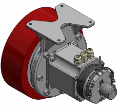 Drive solution for AGVs from Sumitomo and Lafert.